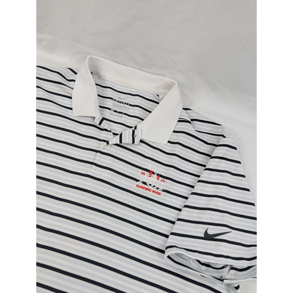 Nike Standard Fit Wicking Polo Shirt Dri Fit Knit Size XLarge PGA Harding Park